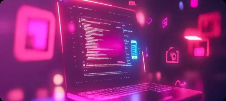 Web development company building a modern responsive website